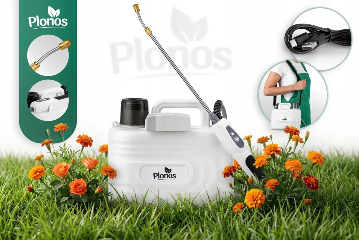Akkumulátoros permetező, Plonos PL-608, fehér – 3. kép Akkumulátoros permetező, Plonos PL-608, fehér – 3. kép