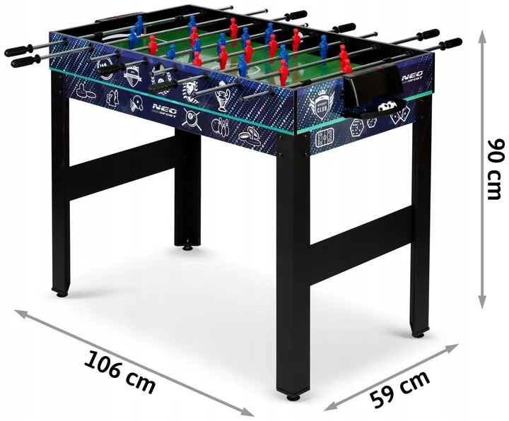 Multifunkciós játékasztal, Neo-Sport NS-801, 12 az 1-ben – 13. kép Multifunkciós játékasztal, Neo-Sport NS-801, 12 az 1-ben – 13. kép
