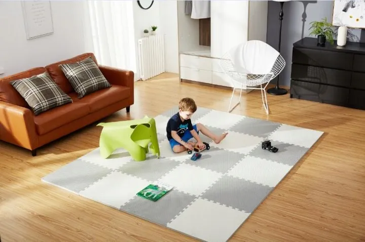 Játszószőnyeg, Ricokids 738200, fehér/szürke – 5. kép
