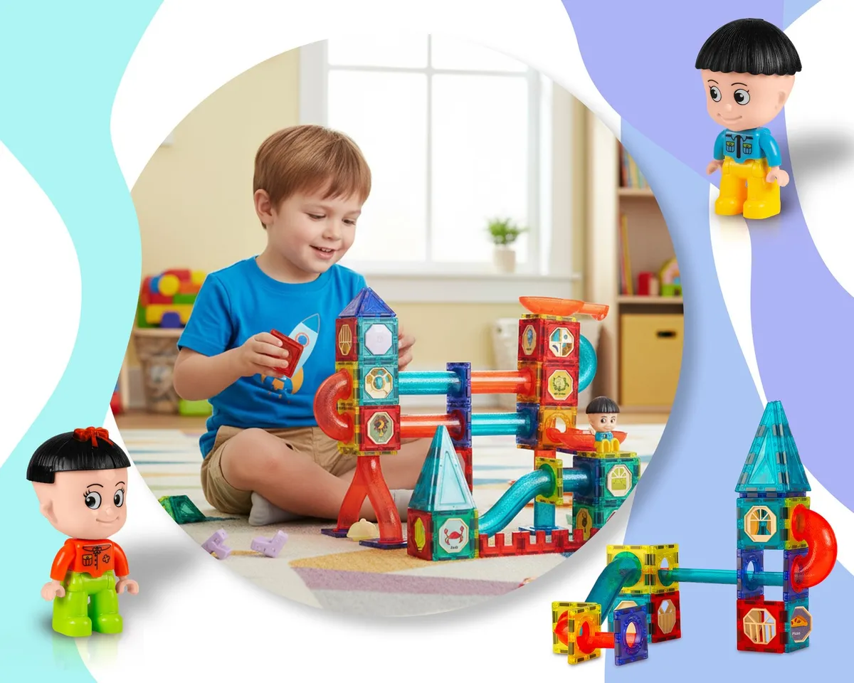 Mágneses játékkészlet, Ricokids RK-782, 150 db – 7. kép