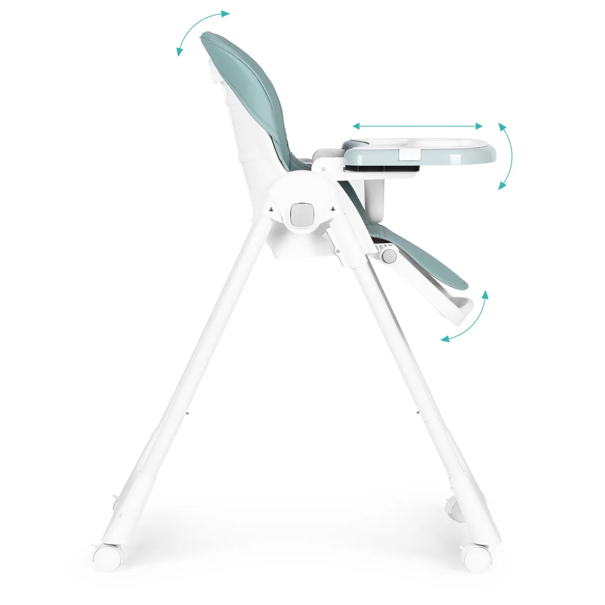 Etetőszék, ECOTOYS HA-013, zöld – 3. kép