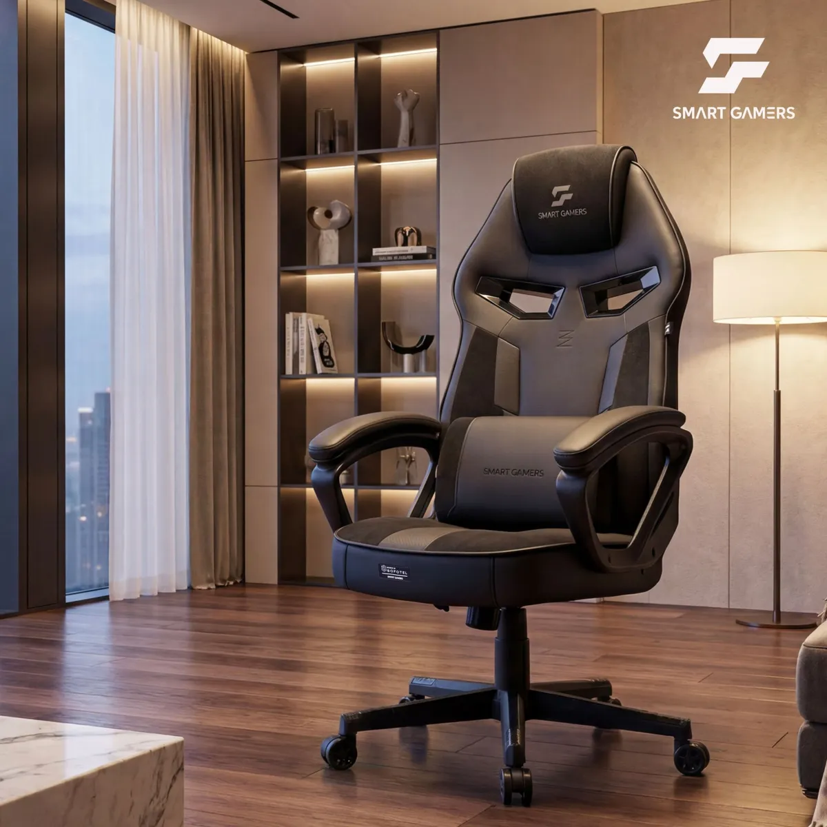 Gamer szék, Sofotel Furon, fekete – 10. kép