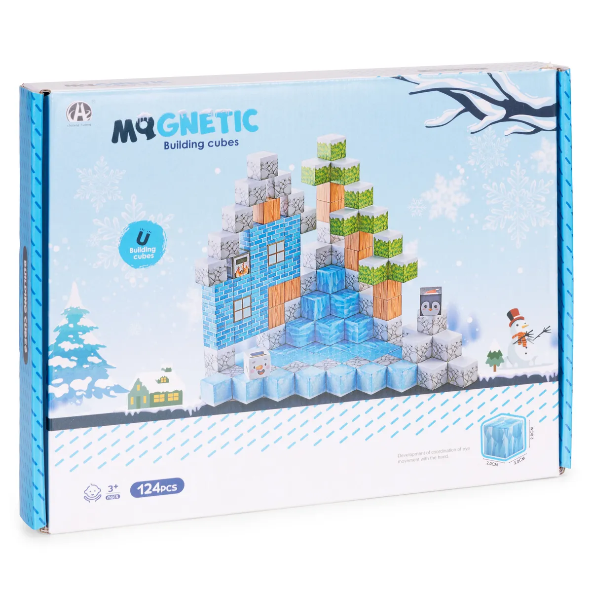 Mágneses játékkészlet, Multistore HC737466, 124 db – 5. kép
