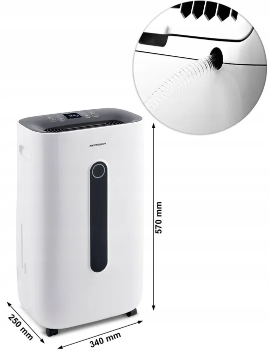 Páramentesítő, Berdsen BD-523, fehér – 8. kép