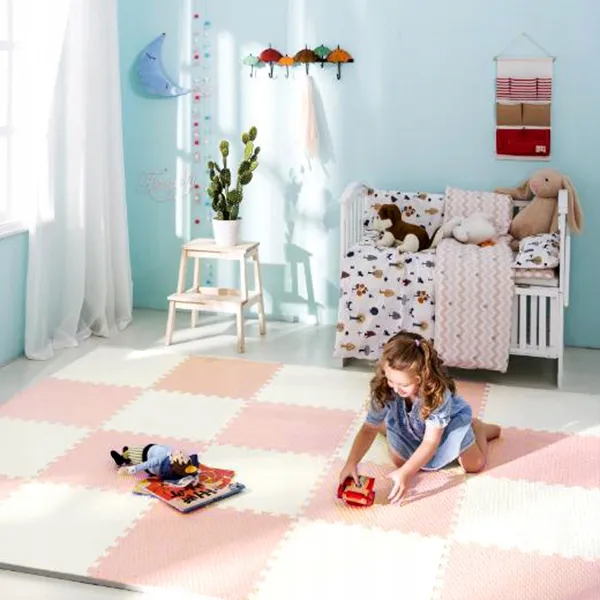 Játszószőnyeg, Ricokids 738201, fehér/barack – 5. kép Játszószőnyeg, Ricokids 738201, fehér/barack – 5. kép