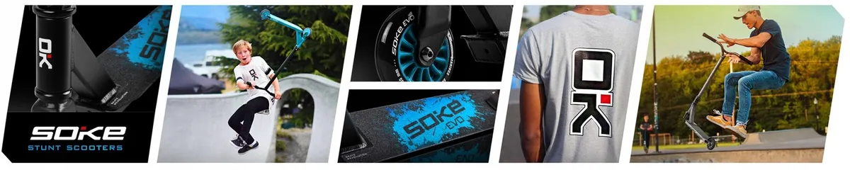Klasszikus roller, SOKE EVO, kék – 1. kép Klasszikus roller, SOKE EVO, kék – 1. kép
