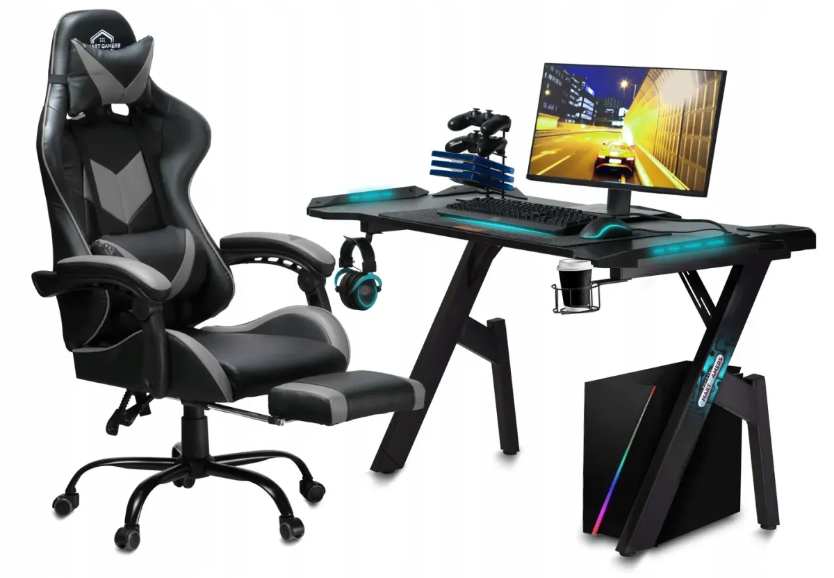 Gamer szék, Sofotel Cerber, fekete-szürke – 3. kép Gamer szék, Sofotel Cerber, fekete-szürke – 3. kép