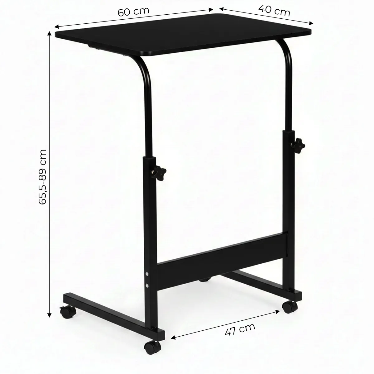Laptopasztal, ModernHome TH-LD-1, fekete – 5. kép Laptopasztal, ModernHome TH-LD-1, fekete – 5. kép