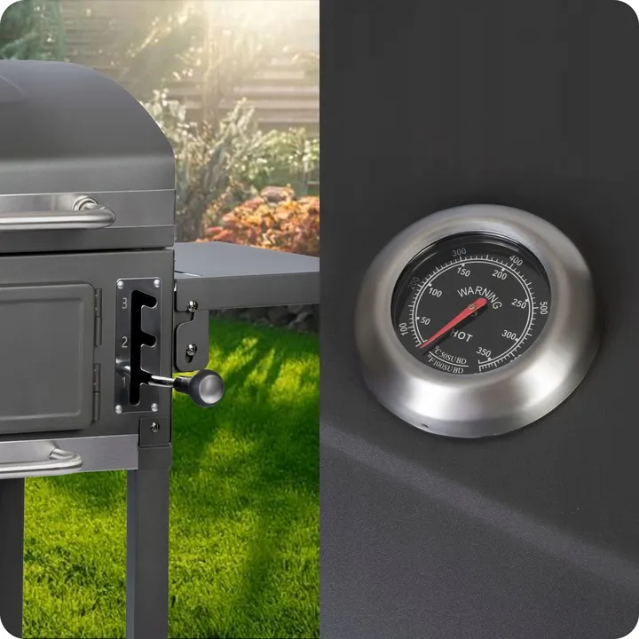 Faszenes grill, Berdsen BD-892, antracit – 7. kép