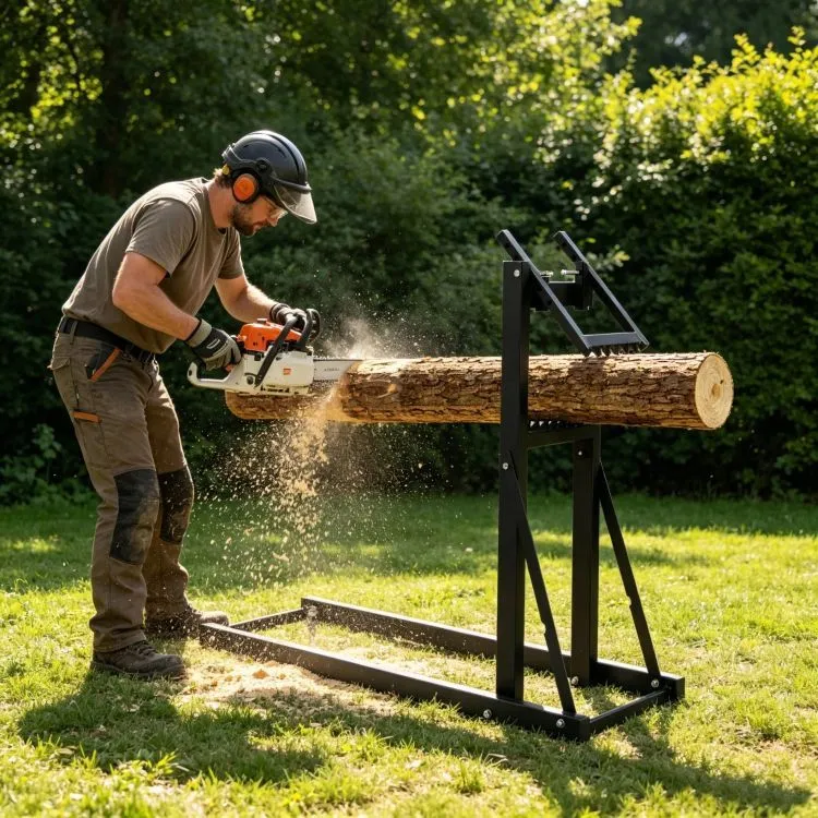 Fém fűrészbak, Bauerkraft H-734, 112 x 40 x 95,5 cm – 2. kép Fém fűrészbak, Bauerkraft H-734, 112 x 40 x 95,5 cm – 2. kép