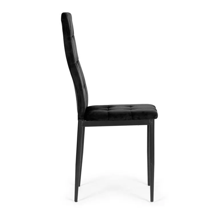Étkezőszék szett, ModernHome F261-3KD BLACK, fekete – 8. kép Étkezőszék szett, ModernHome F261-3KD BLACK, fekete – 8. kép