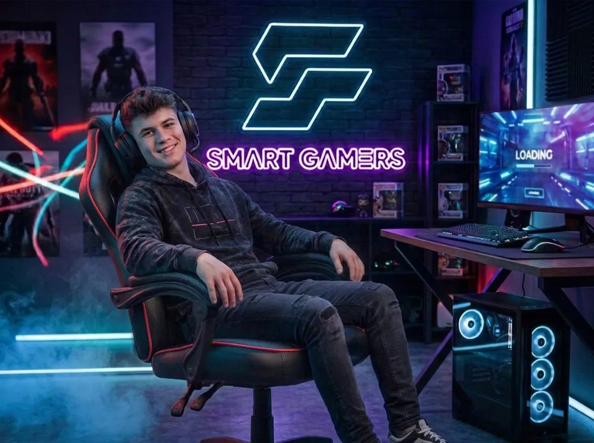 Gamer szék, Sofotel Master, fekete/piros – 3. kép