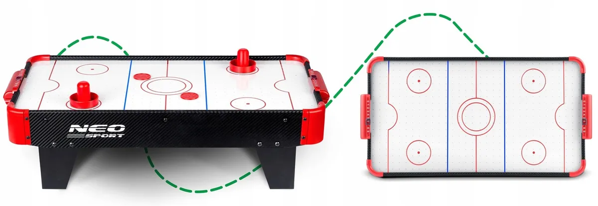 Léghoki asztal, Neo-Sport NS-424 Air Hockey, fehér – 3. kép Léghoki asztal, Neo-Sport NS-424 Air Hockey, fehér – 3. kép