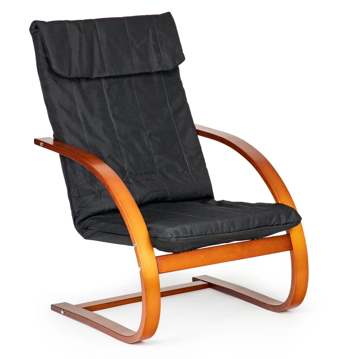 Hintaszék, ModernHome TXWQM-31, fekete/barna – 2. kép