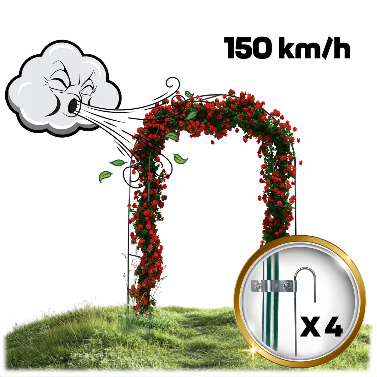 Kerti lugas, Plonos PL-990, zöld – 4. kép