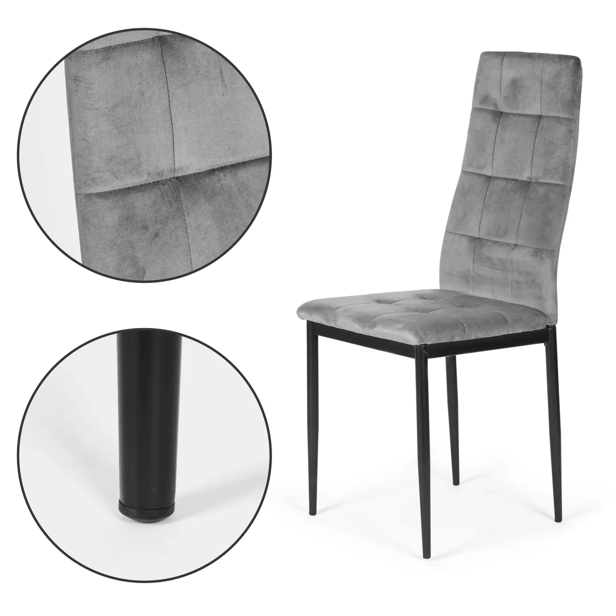 Étkezőszék, ModernHome F261-3KD, 4 db – 3. kép Étkezőszék, ModernHome F261-3KD, 4 db – 3. kép