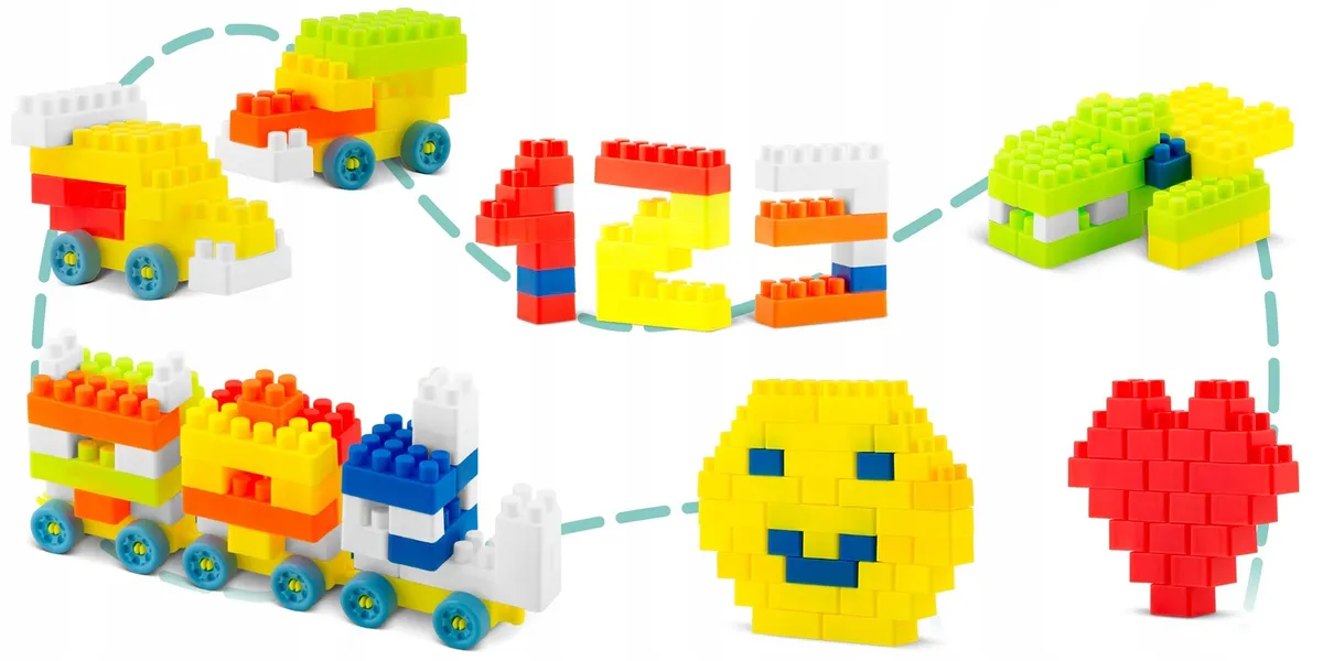Építőkészlet, Ricokids RK-761 776100, 300 db – 5. kép