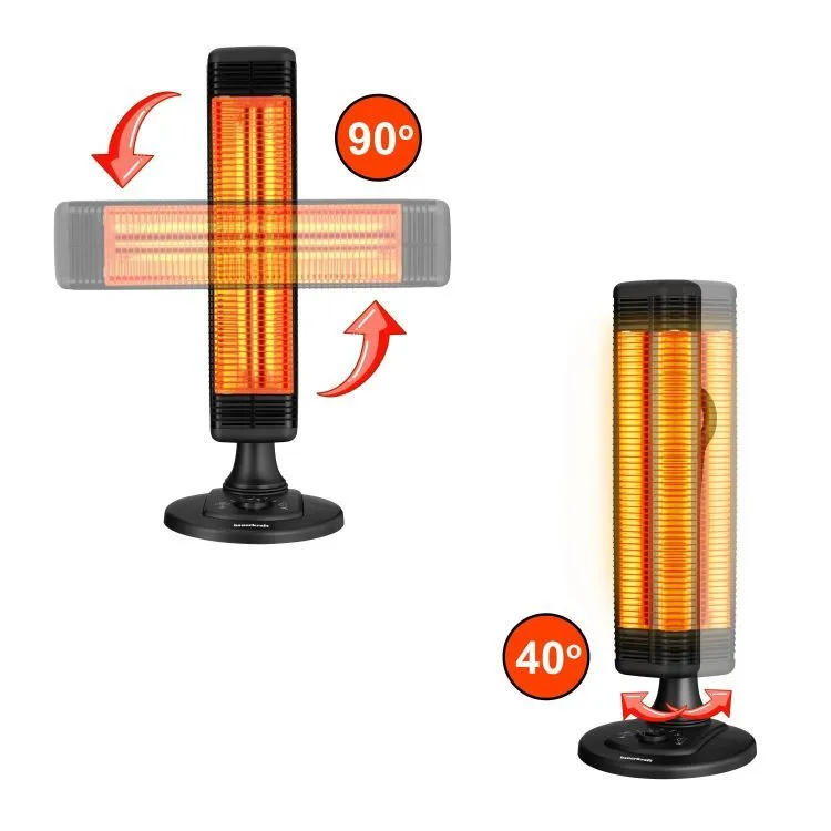 Infra hősugárzó, Bauerkraft H-685, 1000 W – 8. kép Infra hősugárzó, Bauerkraft H-685, 1000 W – 8. kép