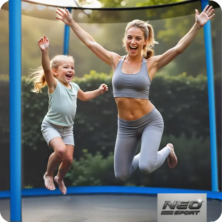 Kerti trambulin, Neo-Sport, fekete/kék – 8. kép Kerti trambulin, Neo-Sport, fekete/kék – 8. kép