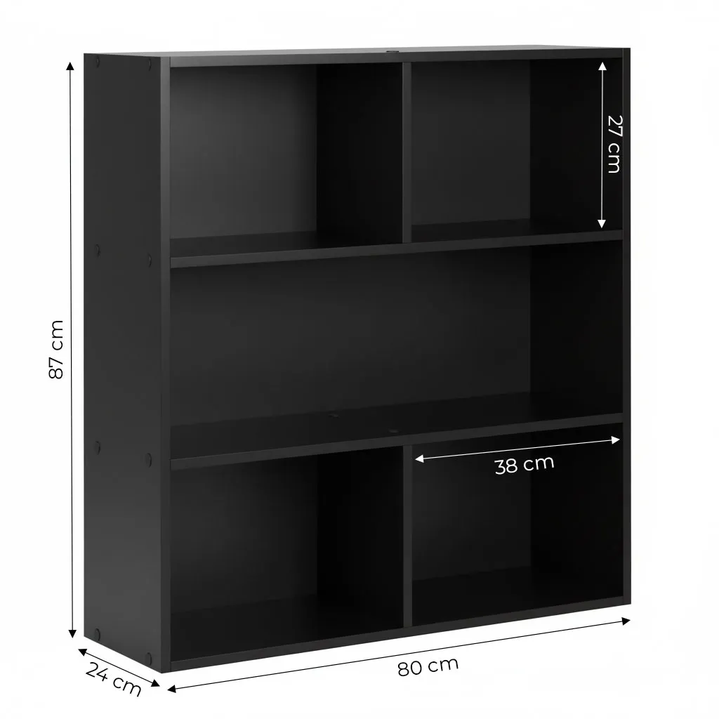 Tárolópolc, ModernHome S-20-BC, 3 szintes – 4. kép