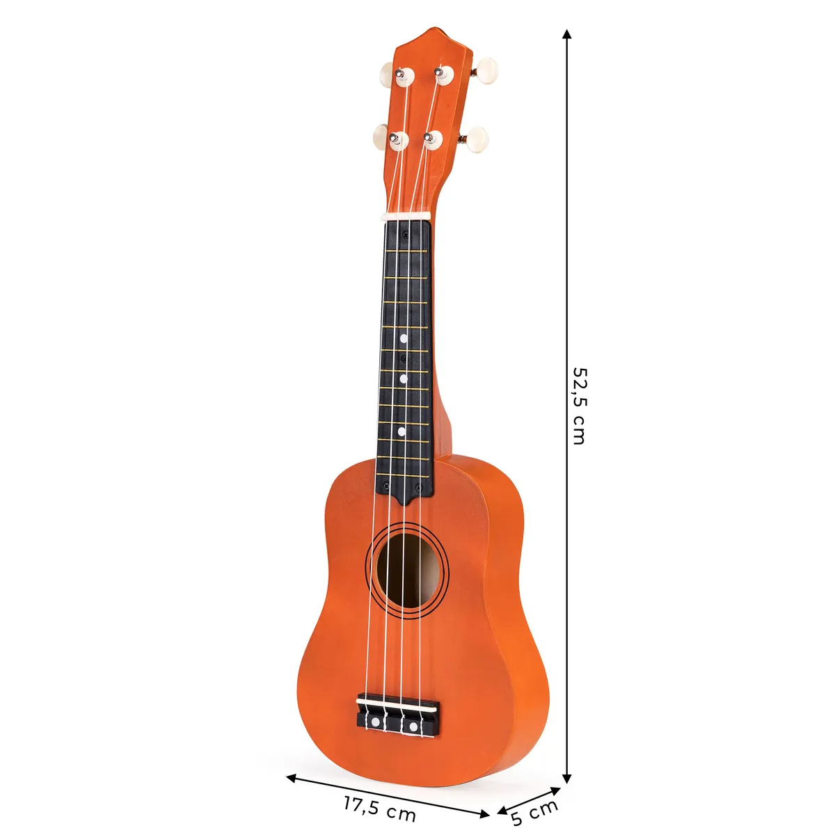 Gyerek ukulele, ECOTOYS MF019E, barna – 5. kép