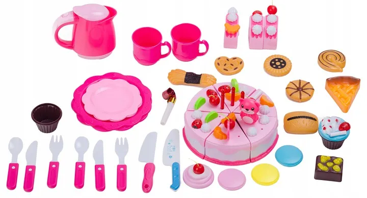 Játék élelmiszerkészlet, Multistore HC324745, parti szett tortával – 2. kép