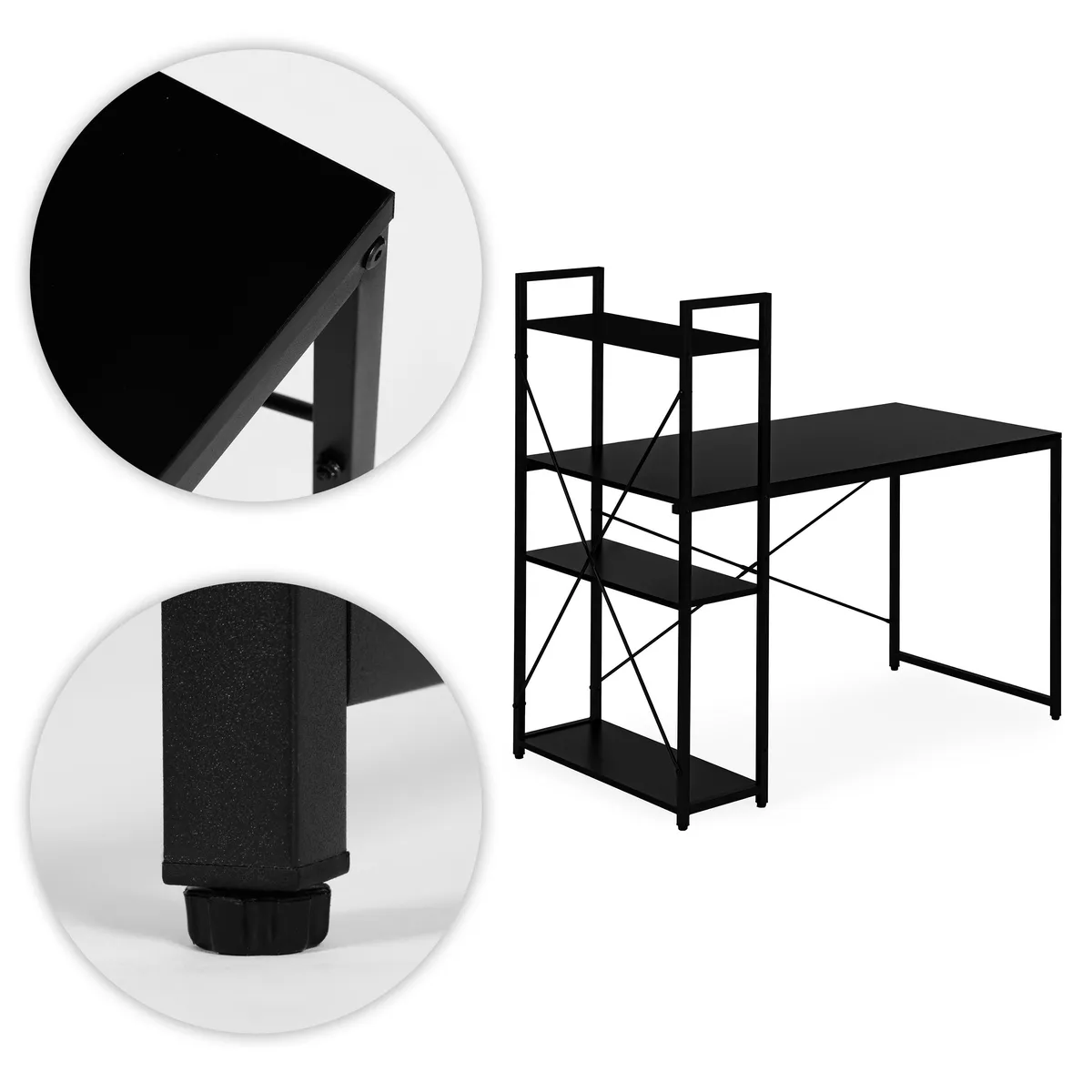 Íróasztal, ModernHome TH-SD-1, 120 x 60 x 120 cm – 3. kép Íróasztal, ModernHome TH-SD-1, 120 x 60 x 120 cm – 3. kép