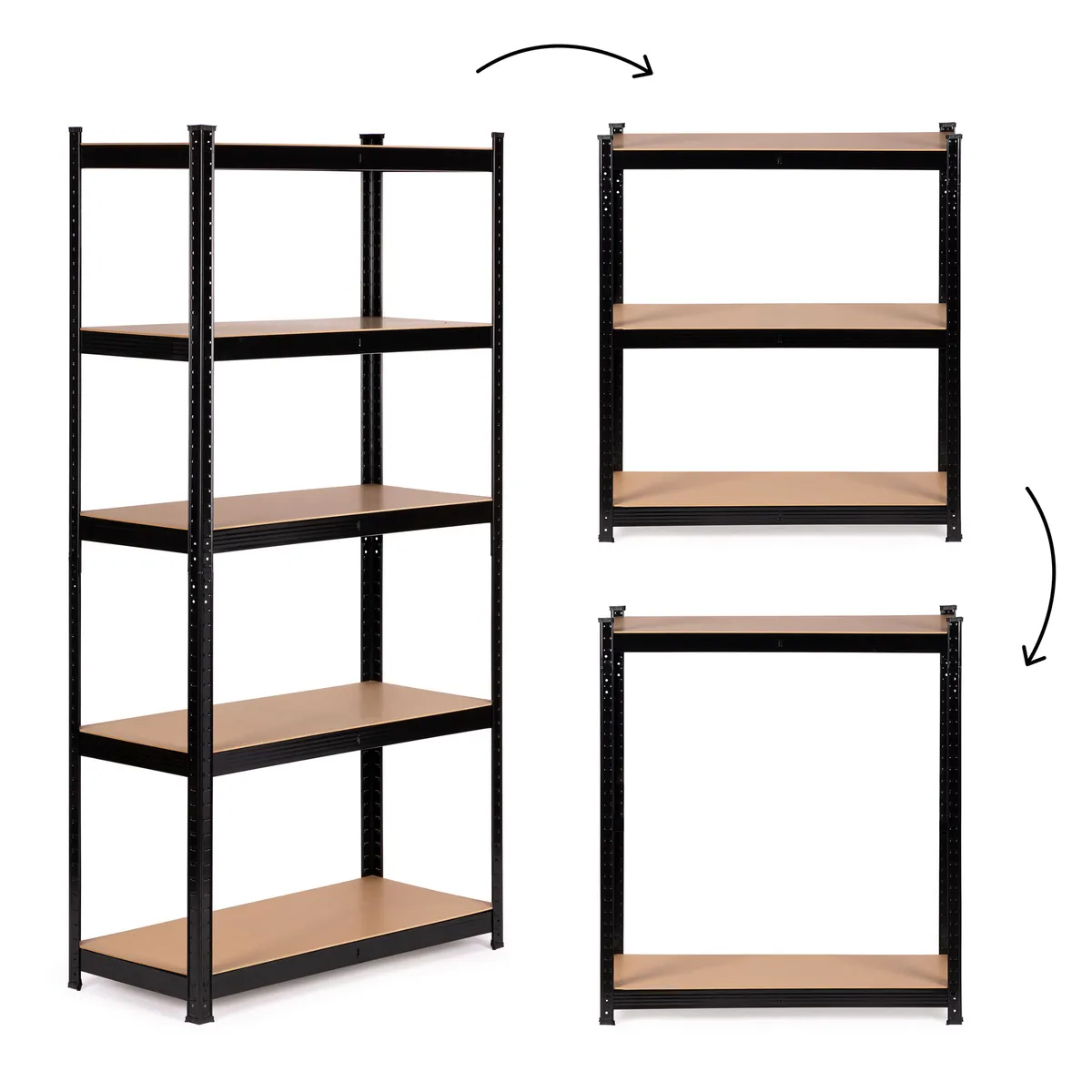Műhelypolc, ModernHome G9040B, fekete – 5. kép Műhelypolc, ModernHome G9040B, fekete – 5. kép