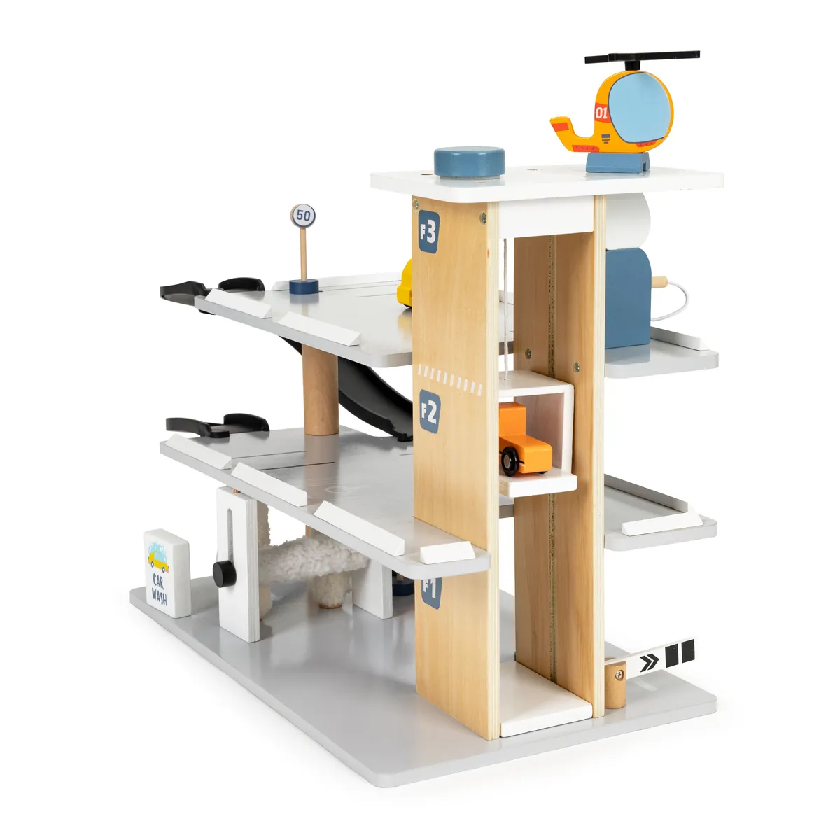 Játék parkolóház, ECOTOYS 1088, fa – 3. kép Játék parkolóház, ECOTOYS 1088, fa – 3. kép