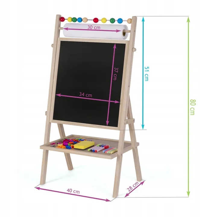 Mágneses rajztábla, Ricokids, 80 x 40 x 28 cm – 7. kép Mágneses rajztábla, Ricokids, 80 x 40 x 28 cm – 7. kép