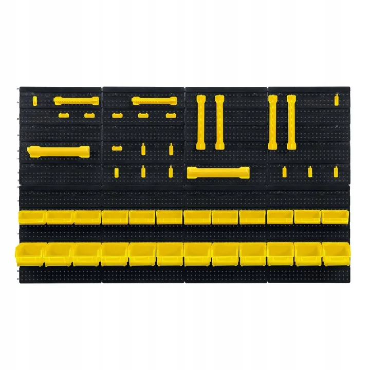 Fali szerszámtartó panel, Humberg HM-580, fekete/sárga – 12. kép
