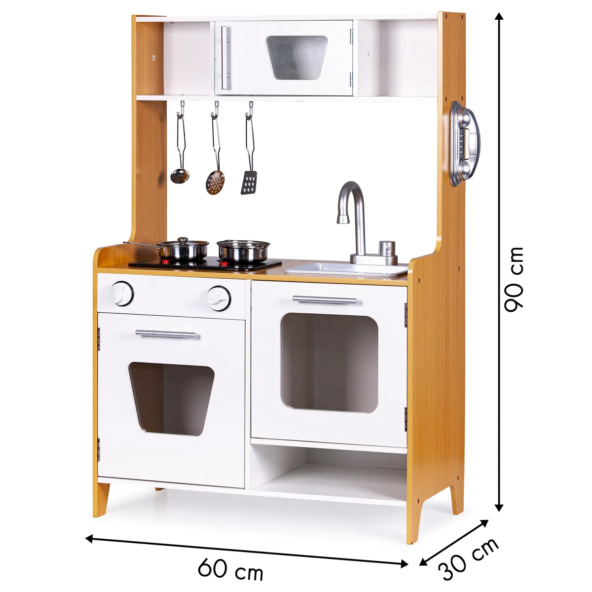 Játékkonyha, ECOTOYS PLK534, fa – 5. kép