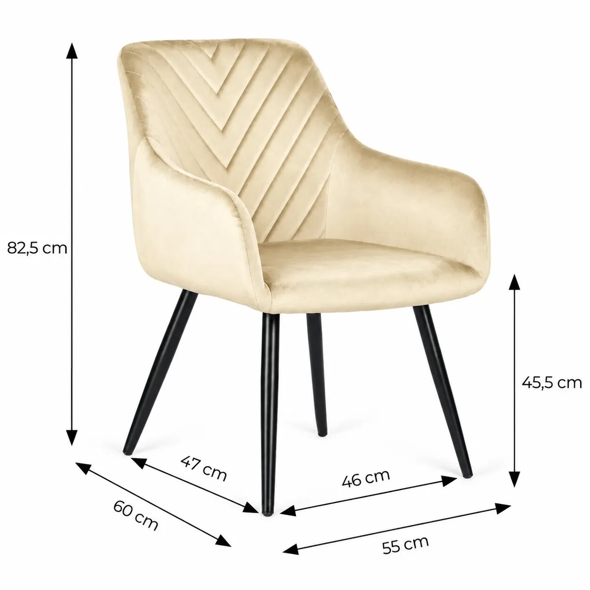 Étkezőszék, ModernHome TIKC-3, 2 db – 4. kép Étkezőszék, ModernHome TIKC-3, 2 db – 4. kép