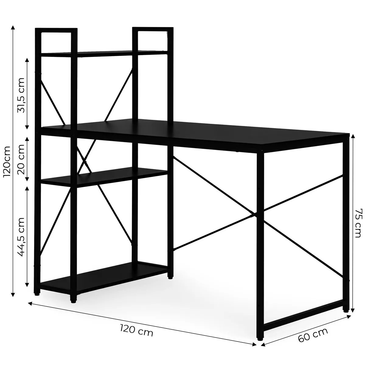 Íróasztal, ModernHome TH-SD-1, 120 x 60 x 120 cm – 5. kép Íróasztal, ModernHome TH-SD-1, 120 x 60 x 120 cm – 5. kép