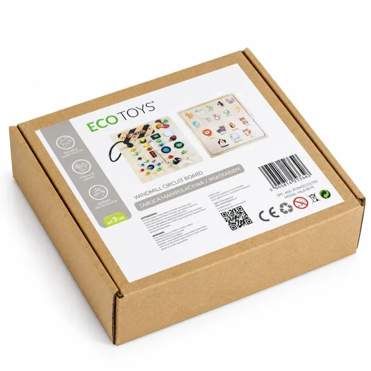 Oktatójáték, ECOTOYS MLD-8878, fa – 2. kép