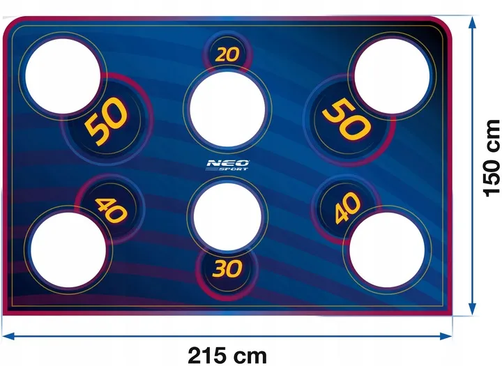 Célzóponyva futballkapura, Neo-Sport, 215 x 150 cm – 5. kép Célzóponyva futballkapura, Neo-Sport, 215 x 150 cm – 5. kép