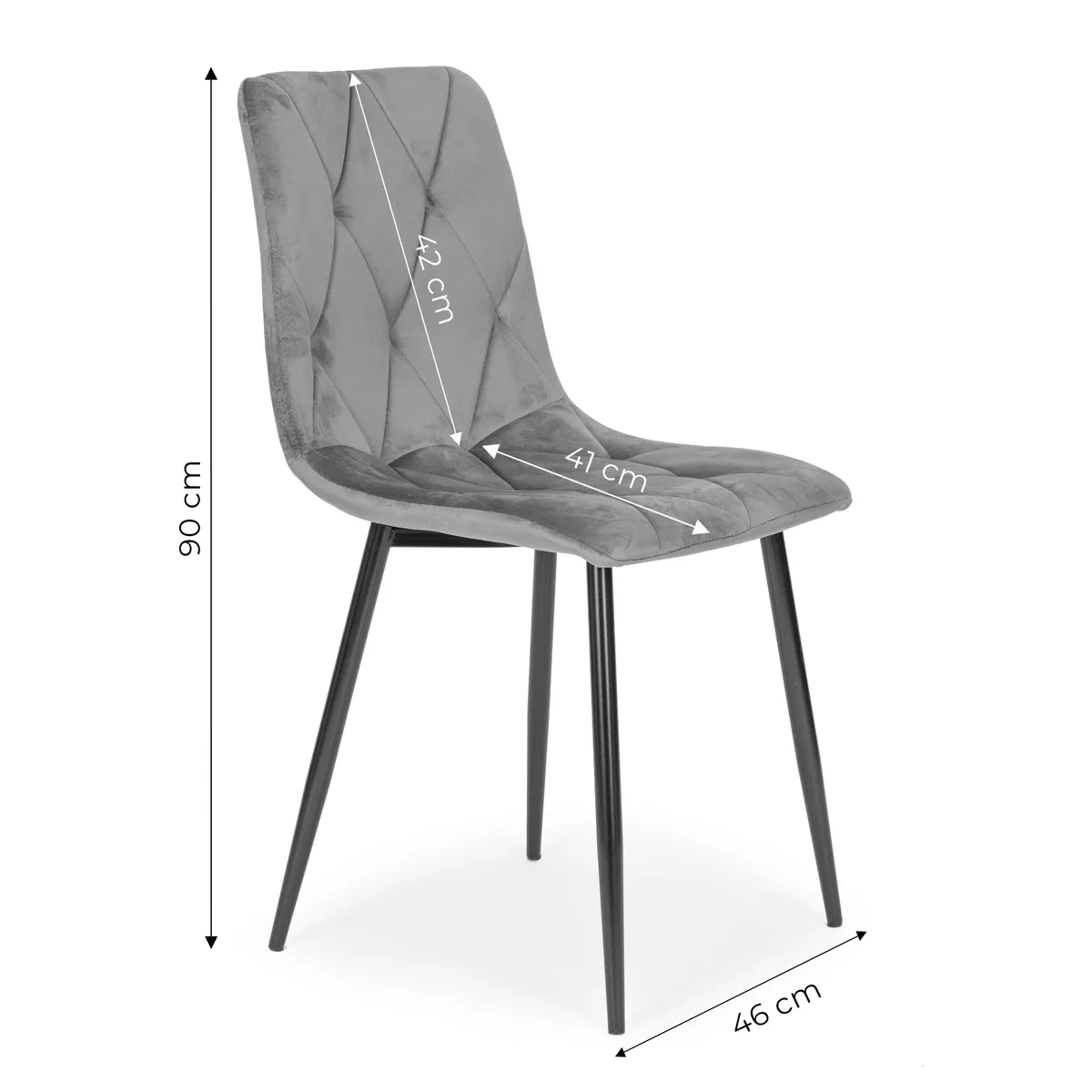 Étkezőszék, ModernHome MC47-1, 4 db – 5. kép Étkezőszék, ModernHome MC47-1, 4 db – 5. kép
