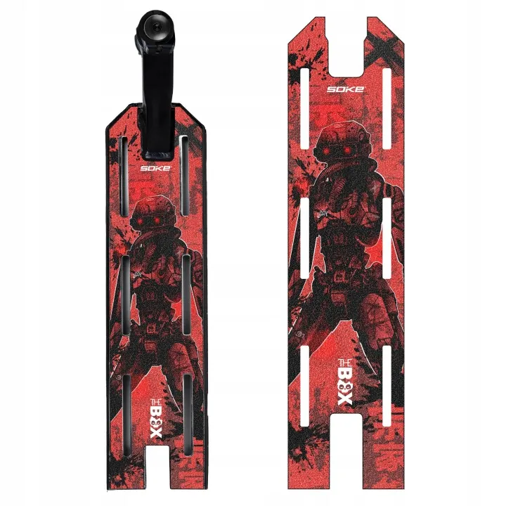 Roller gripszalag, SOKE The Box Red Cyber minta, 52 x 13 cm – 1. kép