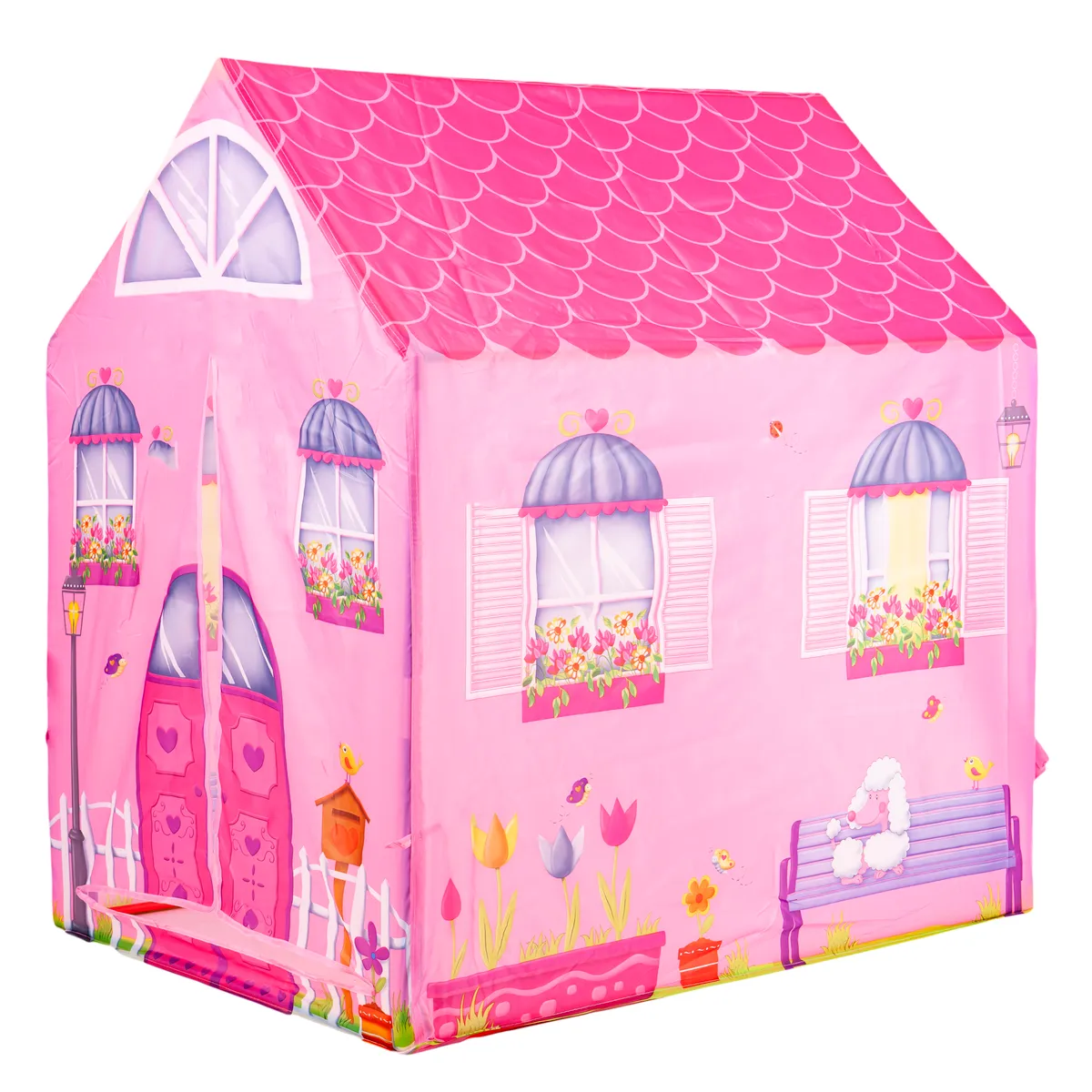 Gyereksátor, IPLAY 8726, 72 x 95 x 102 cm – 1. kép Gyermek játszósátor házikó – elölnézet