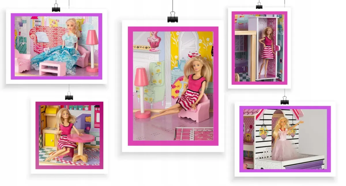 Fa babaház, Ricokids, házikó – 4. kép Fa babaház, Ricokids, házikó – 4. kép
