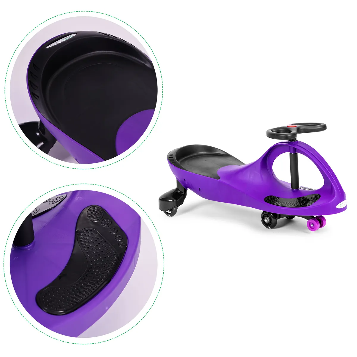 Wiggle autó, ECOTOYS YM-SW-1, lila – 3. kép Wiggle autó, ECOTOYS YM-SW-1, lila – 3. kép