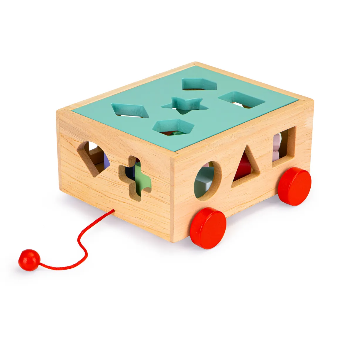 Fa formaválogató, ECOTOYS HM015197, 15 db – 4. kép