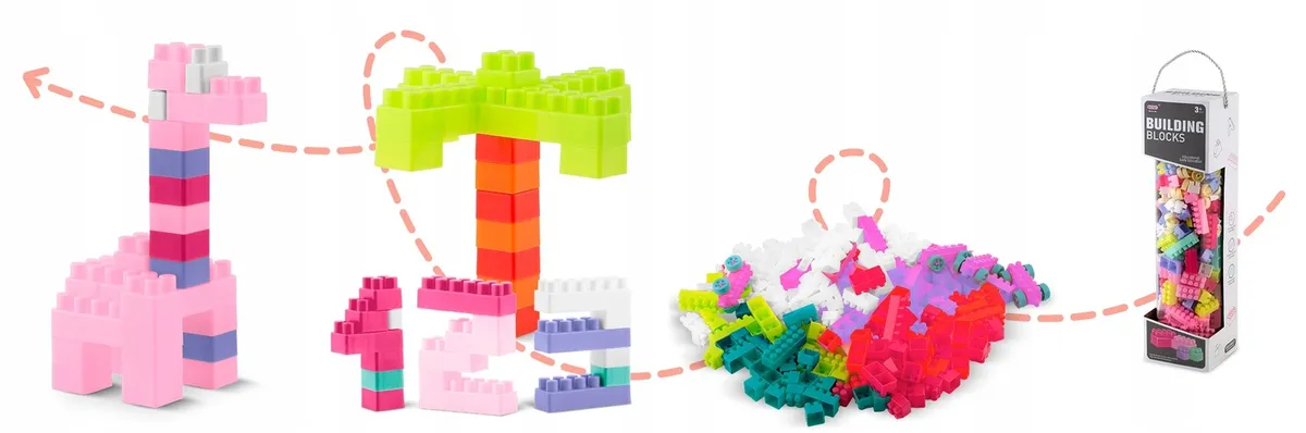 Építőkészlet, Ricokids RK-761 776101, 300 db – 6. kép