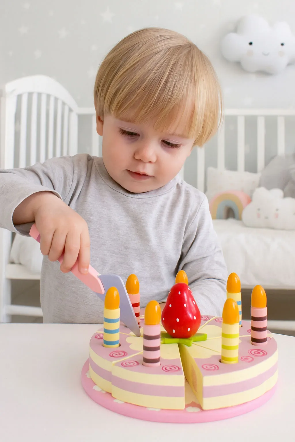 Játék élelmiszerkészlet, ECOTOYS TL10032, tortával – 2. kép