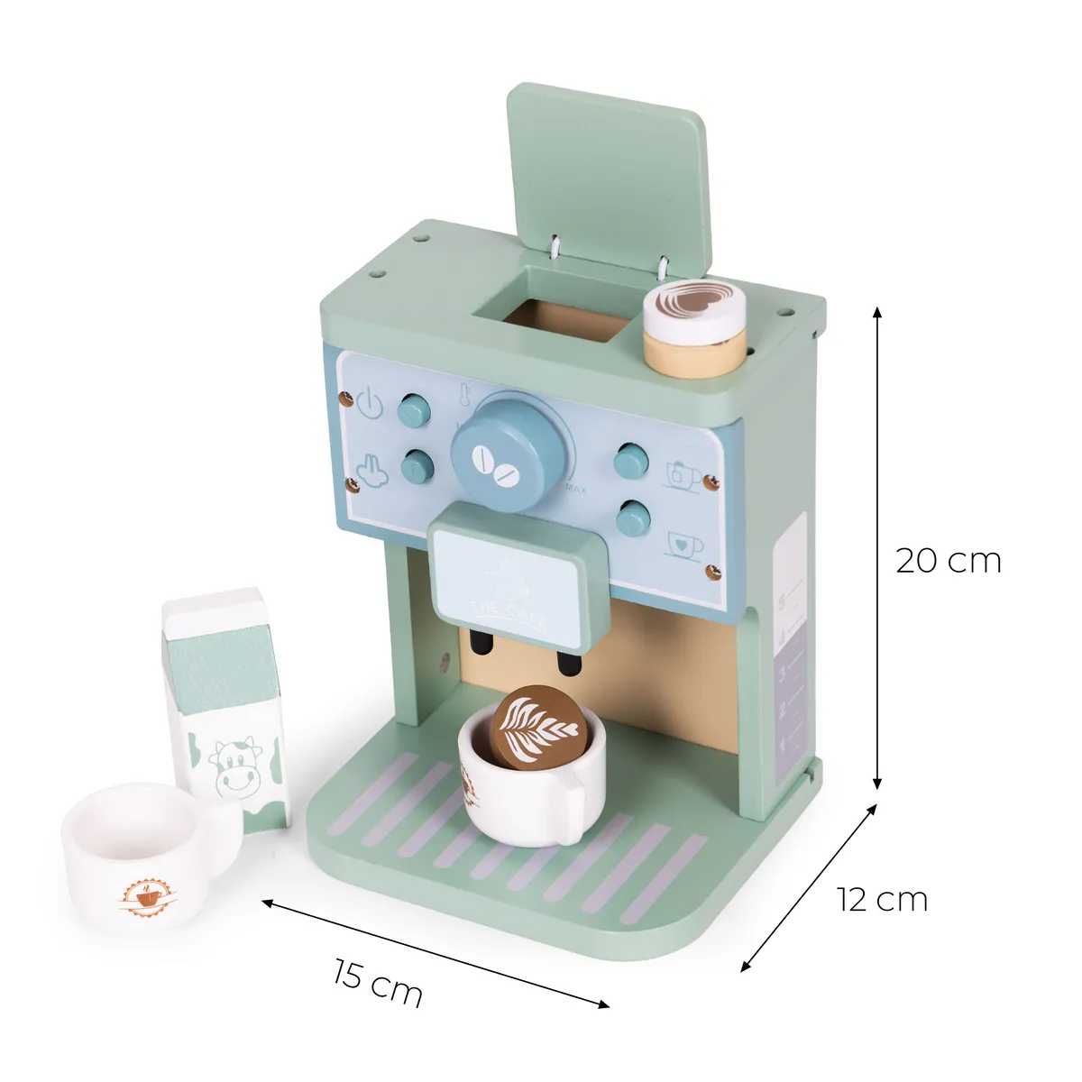 Játék kávéfőző, ECOTOYS, 15 x 12 x 20 cm – 5. kép
