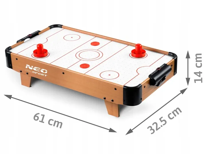 Léghoki asztal, Neo-Sport NS-421 Air Hockey, fehér – 6. kép