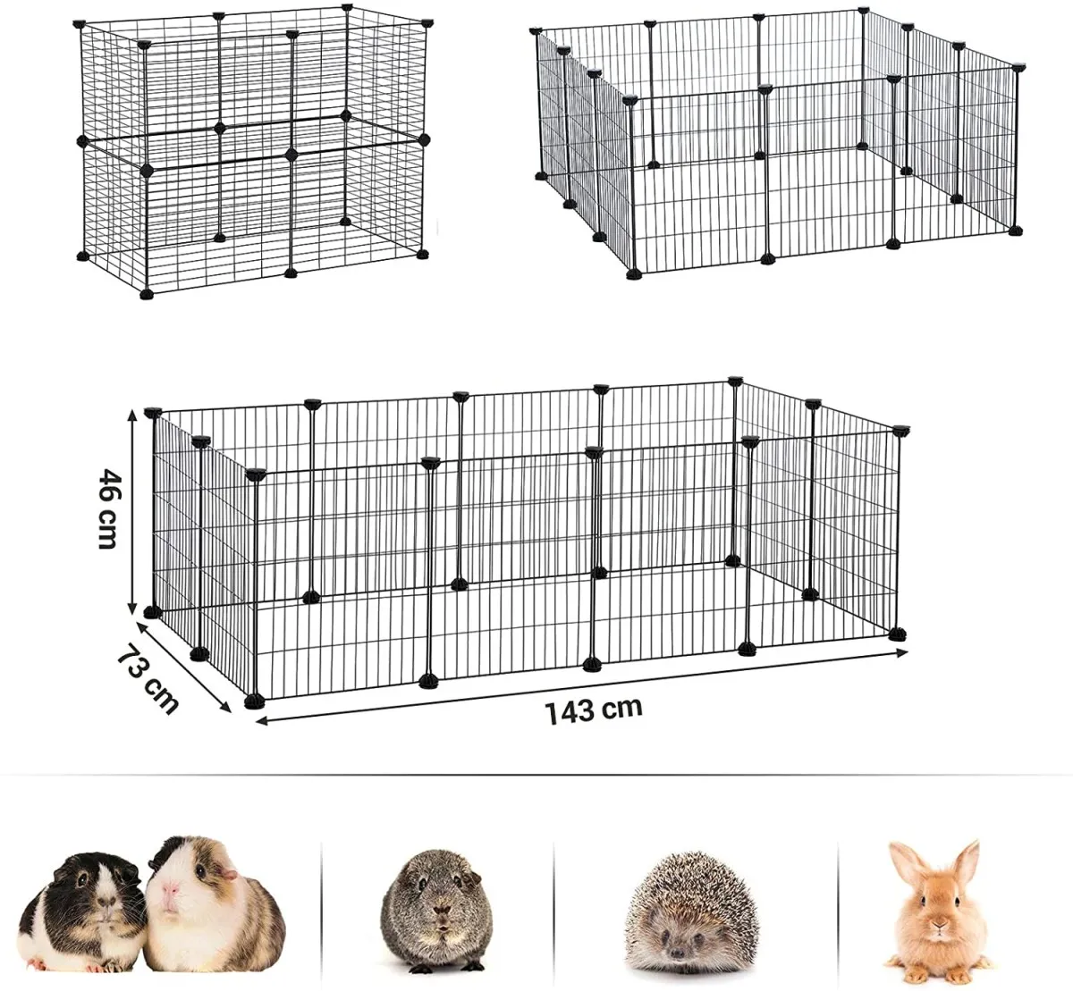 Kisállat ketrec, Leobert 2176-1, 12 paneles készlet 45×35 cm/panel – 6. kép Kisállat ketrec, Leobert 2176-1, 12 paneles készlet 45×35 cm/panel – 6. kép