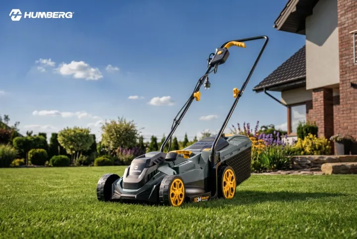 Elektromos fűnyíró, Humberg HM-612, szürke/fekete – 14. kép