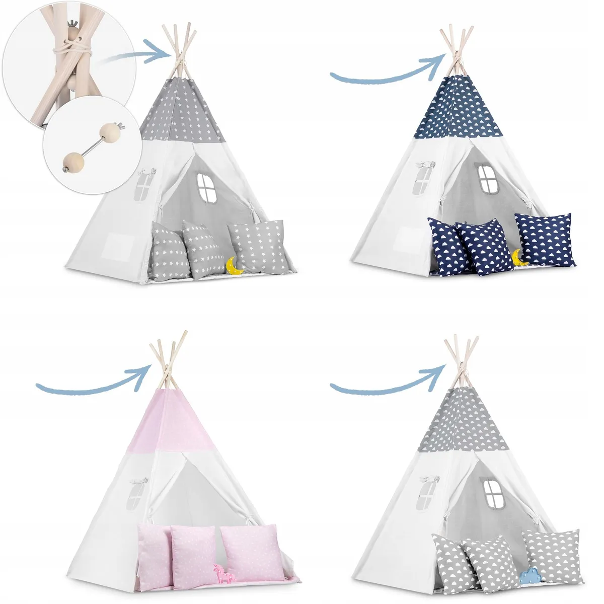 Tipi sátor stabilizátor, Nukido, 12,2 cm – 5. kép Tipi sátor stabilizátor, Nukido, 12,2 cm – 5. kép