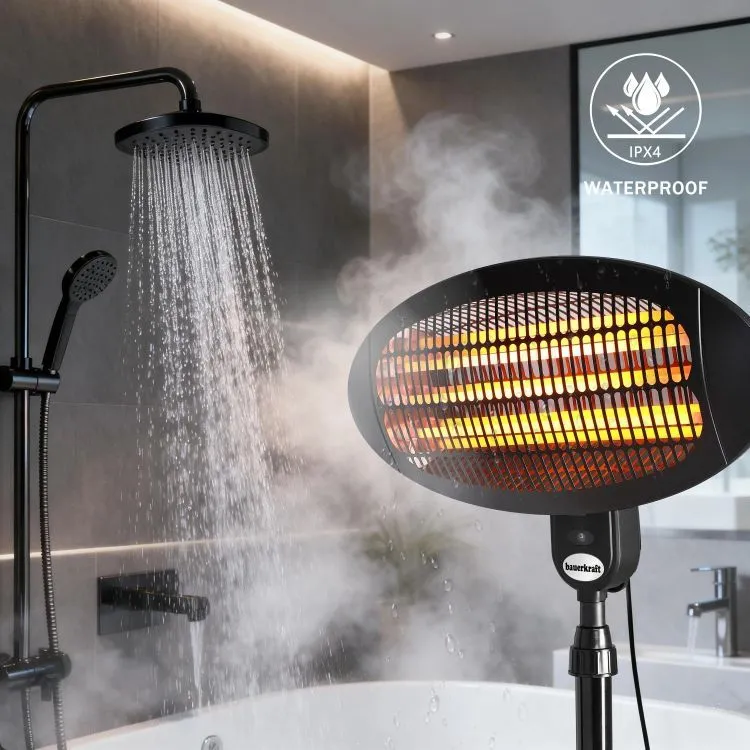 Infra hősugárzó, Bauerkraft H-639, 2000 W – 3. kép